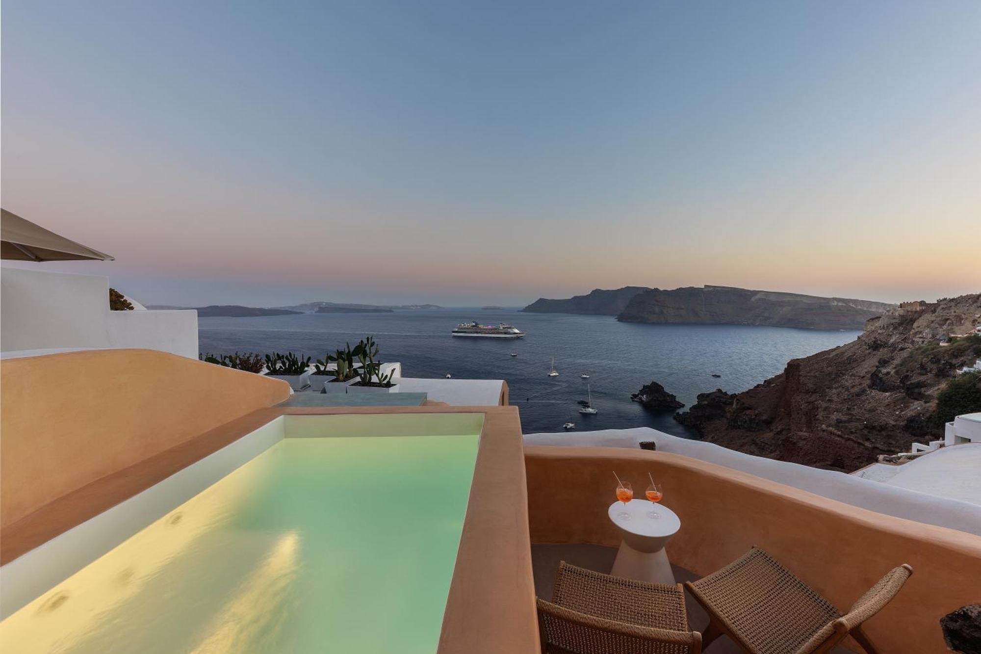 Annouso Villa With Hot Tub By Caldera Houses Oia  Ngoại thất bức ảnh