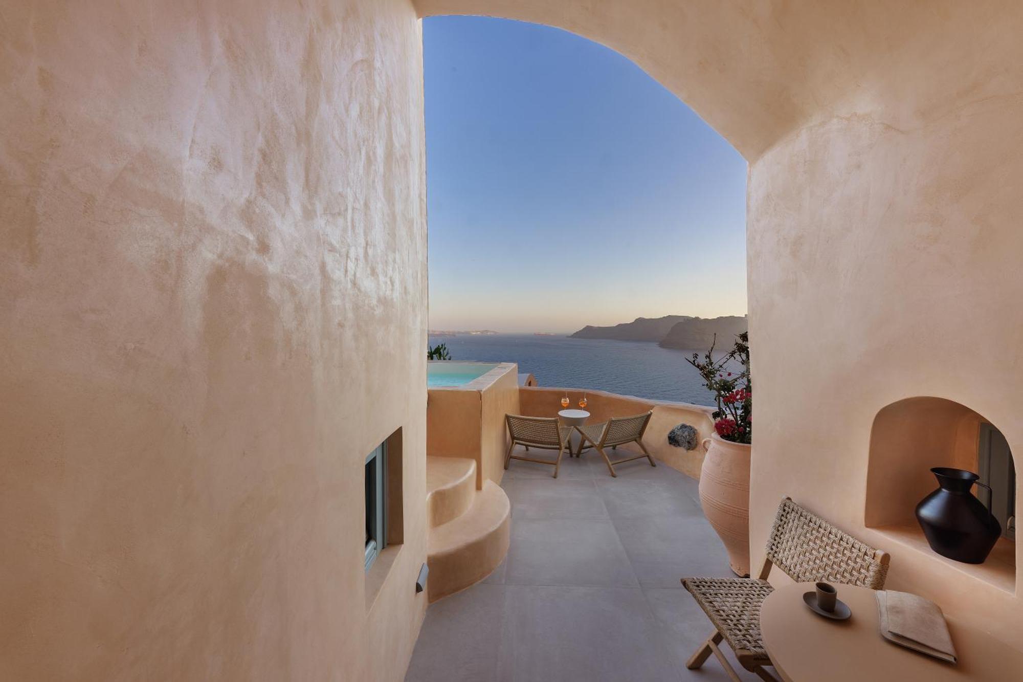 Annouso Villa With Hot Tub By Caldera Houses Oia  Ngoại thất bức ảnh