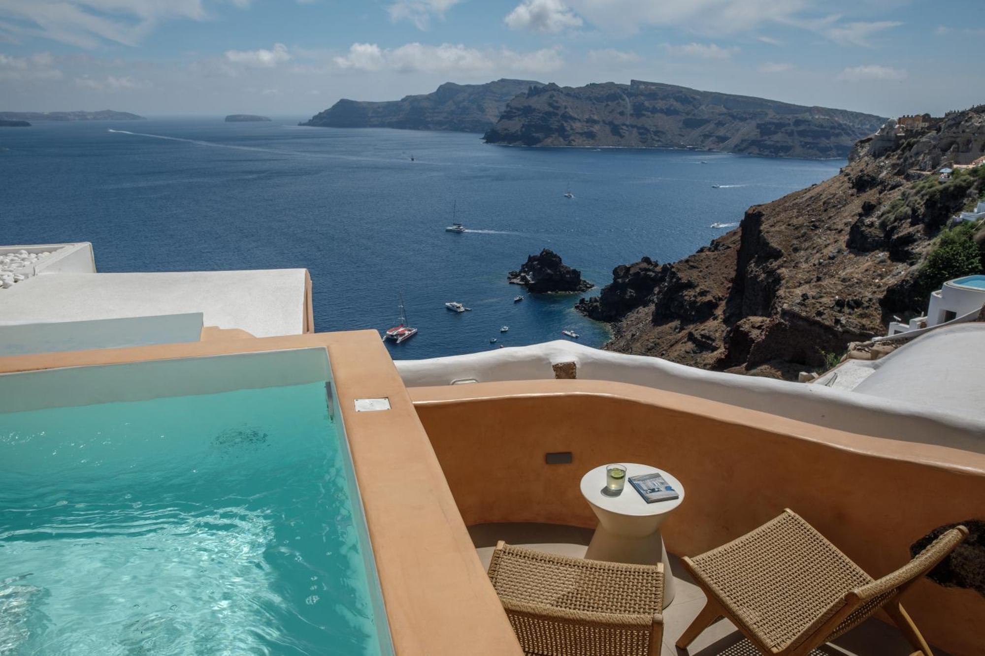 Annouso Villa With Hot Tub By Caldera Houses Oia  Ngoại thất bức ảnh