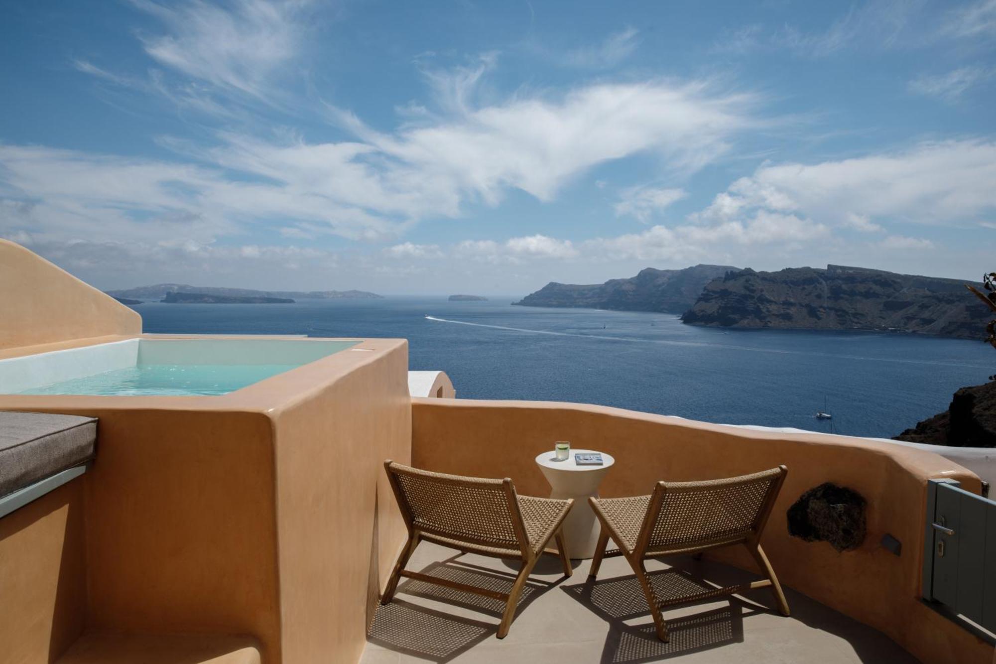 Annouso Villa With Hot Tub By Caldera Houses Oia  Ngoại thất bức ảnh